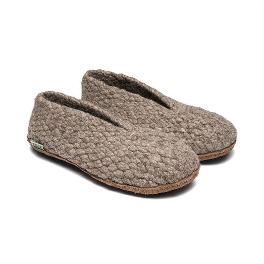 Kyrgies Wovens handmade woven slippers with intricate patterns and soft fabric, showcasing traditional craftsmanship and comfort.