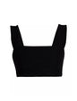 Square Neck Organic Cotton Sports Bra