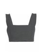 Square Neck Organic Cotton Sports Bra
