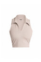 Dylan Organic Cotton Crop Polo Tank