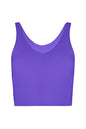 V Neck Organic Cotton Crop Tank