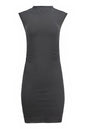 Kara Cotton Mock Neck Ruched Mini Dress