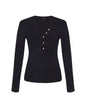 Monroe Organic Cotton Henley Long Sleeve