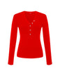 Monroe Organic Cotton Henley Long Sleeve