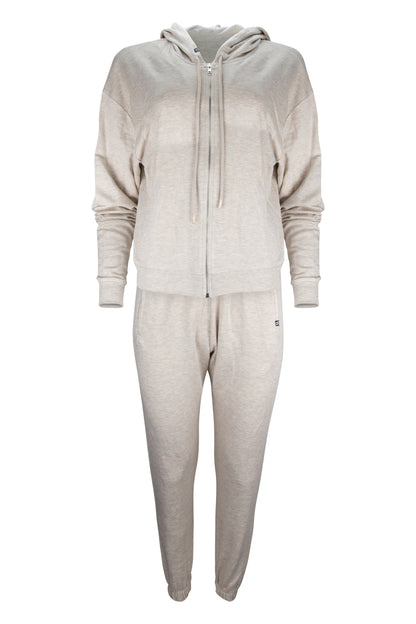 Mollie Modal Cozy Hooded Zip Pullover