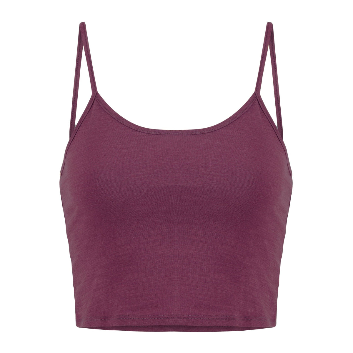 Lezat Tegan organic cotton cami tank in grape color, XS size, lightweight and breathable for casual wear.