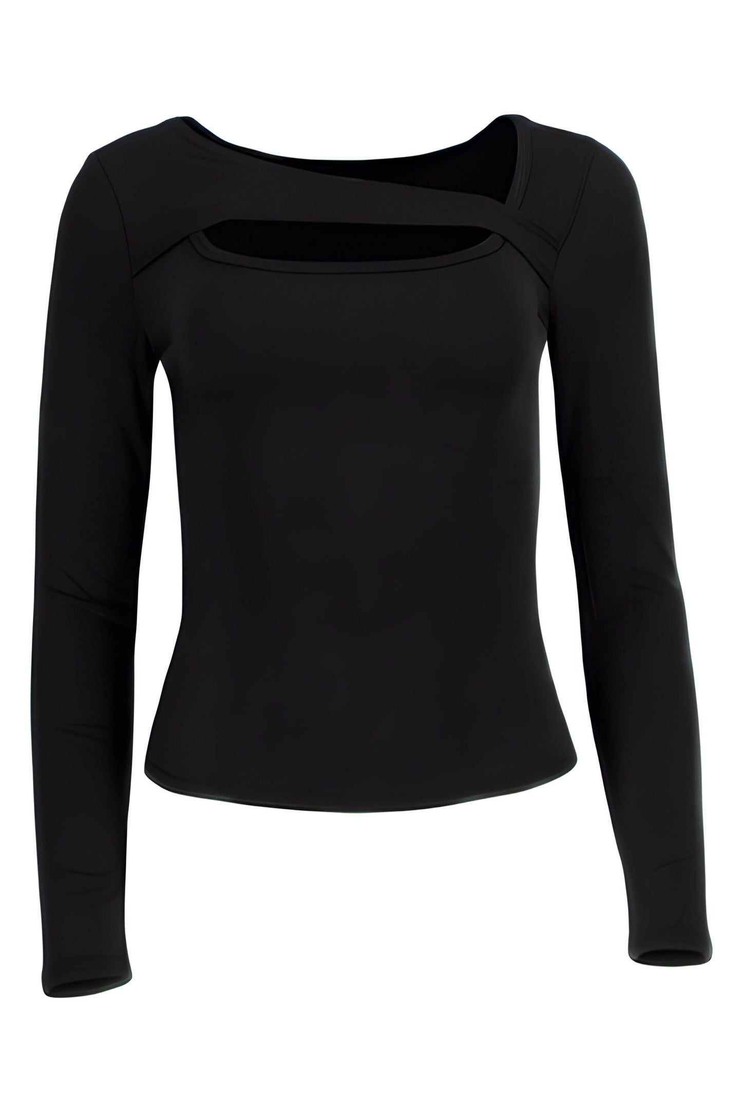 Paige Cotton Long Sleeve Cutout Top