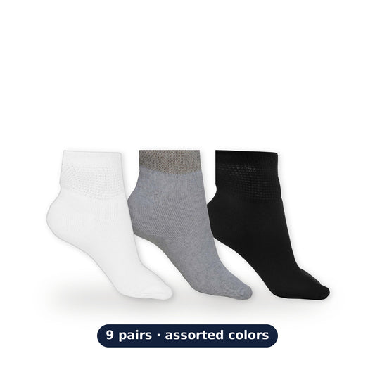 Men's Cotton Ankle Socks (Assorted) – color selection
