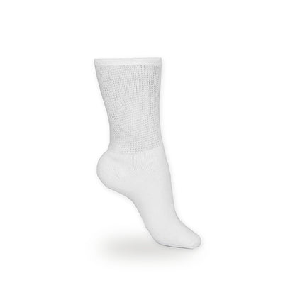 Men's Cotton Crew Socks (6 Pair) – White