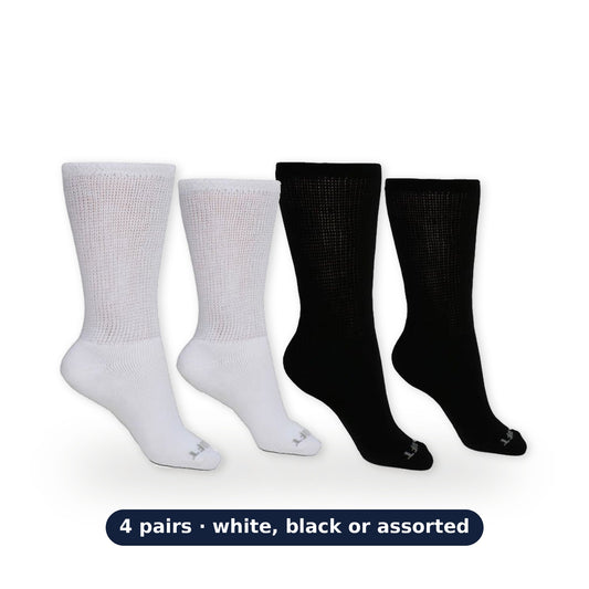 Men's Ultra-Soft Upper Calf Socks (4 Pair) – color selection