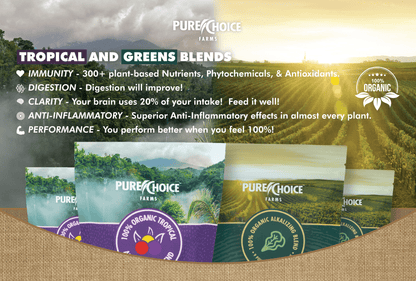 Organic Tropics & Raw Greens Micronutrient Powders