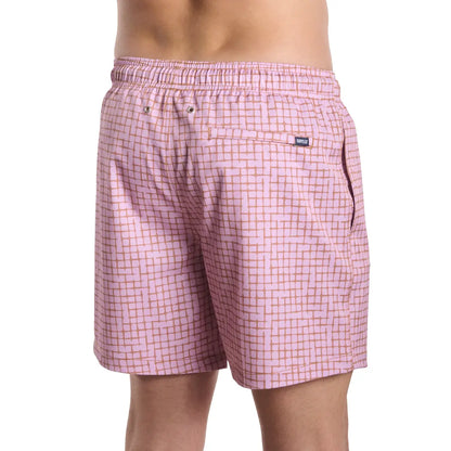 Men’s Premium Compression-Lined Hybrid Shorts – Pixel Break - Rosetide
