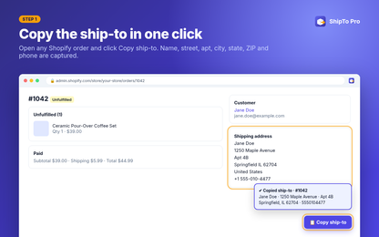 ShipTo Pro – Lifetime License
