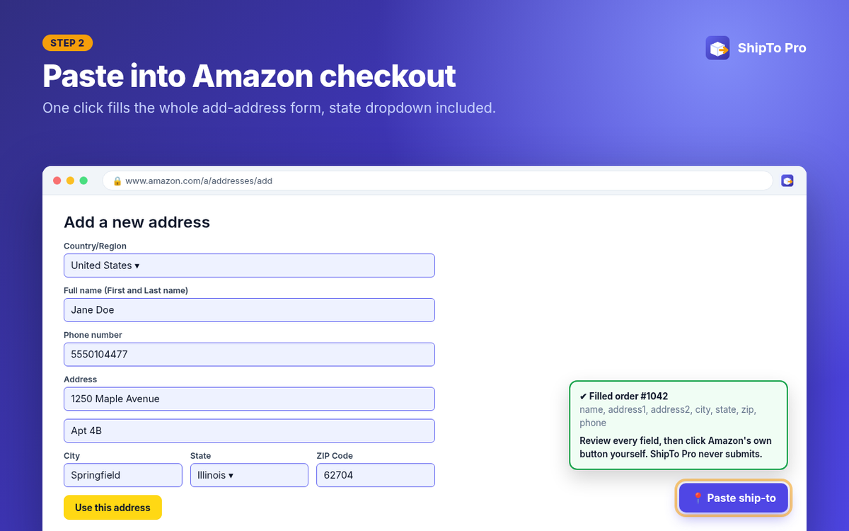 ShipTo Pro – Lifetime License