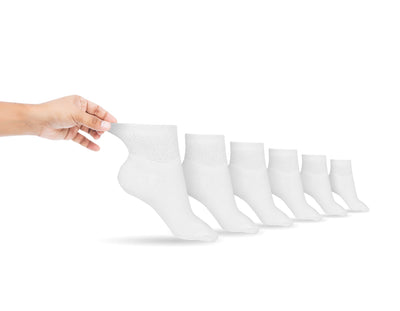 DSC men's cotton diabetic ankle socks displayed in a loose fit, designed for comfort and breathability for diabetic foot care.