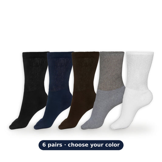 Women's Cotton Crew Socks – color selection