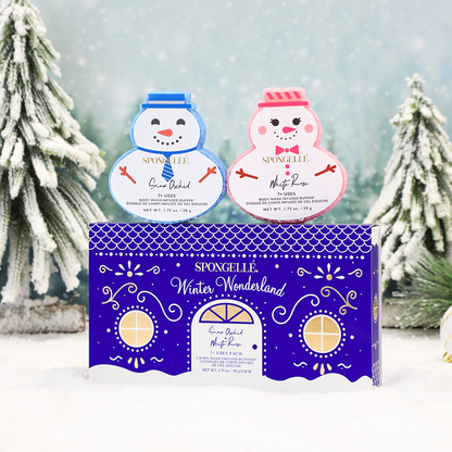 Spongellé Winter Wonderland Holiday Snowman Gift Set