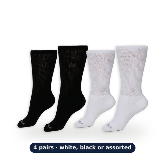 Women's Ultra-Soft Upper Calf Socks (4 Pair) – color selection