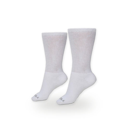 Women's Ultra-Soft Upper Calf Socks (4 Pair) – White